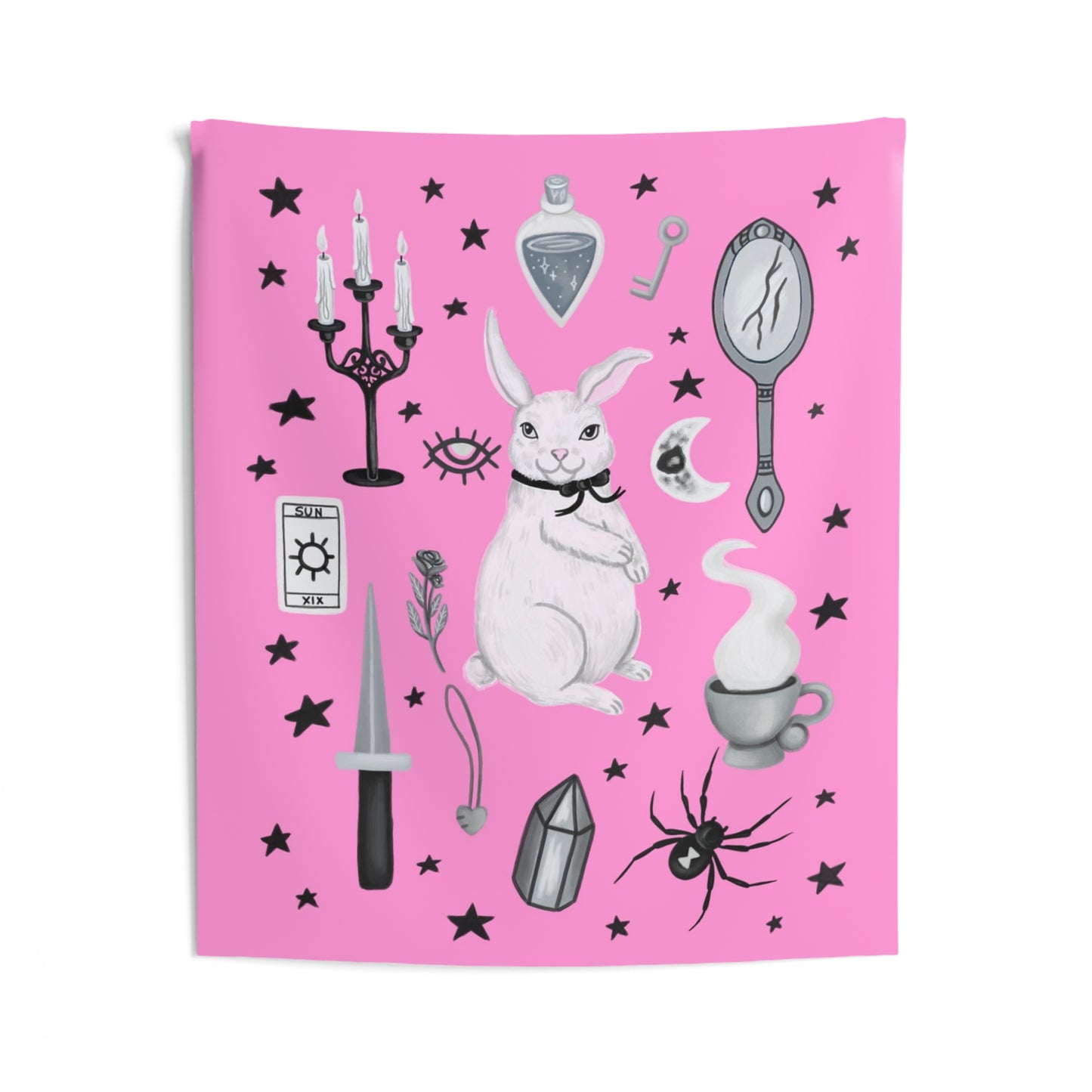 Bunny Familiar Wall Tapestries