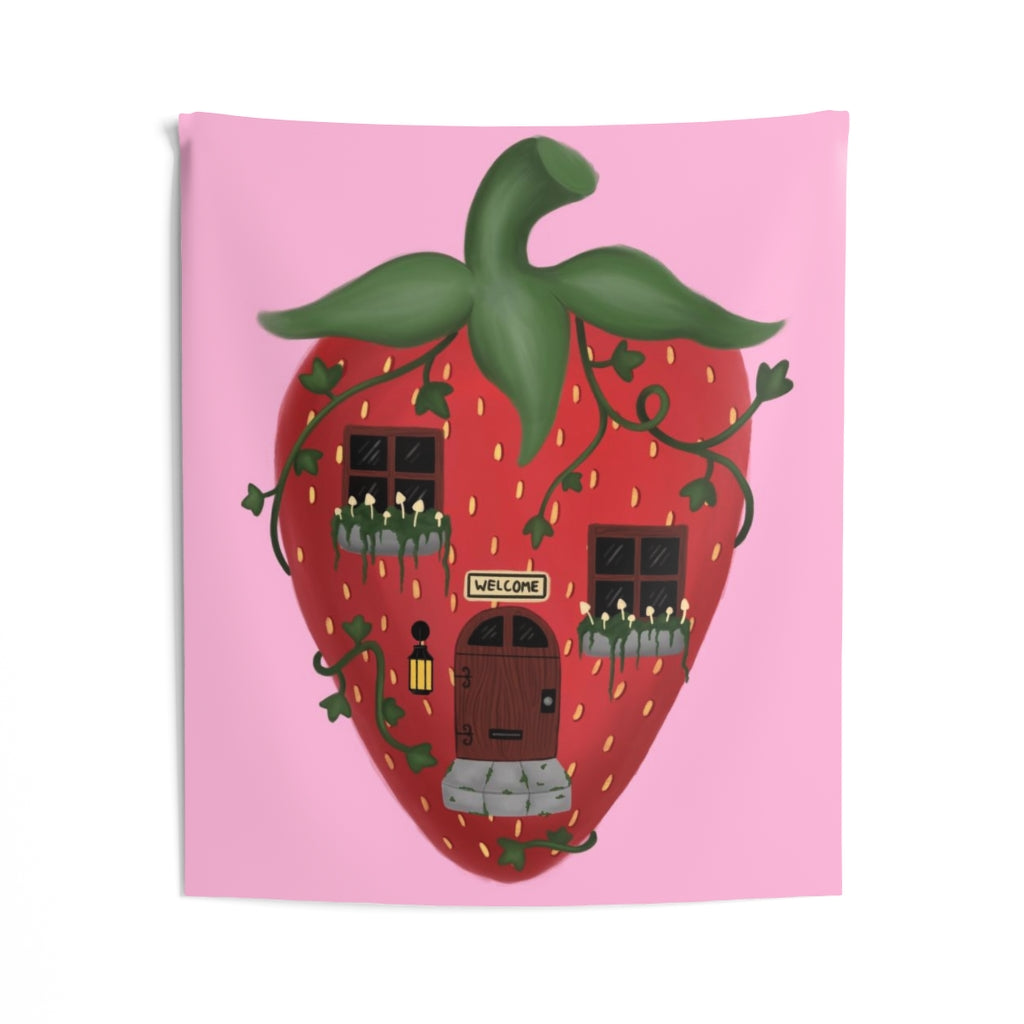 Strawberry House Tapestry