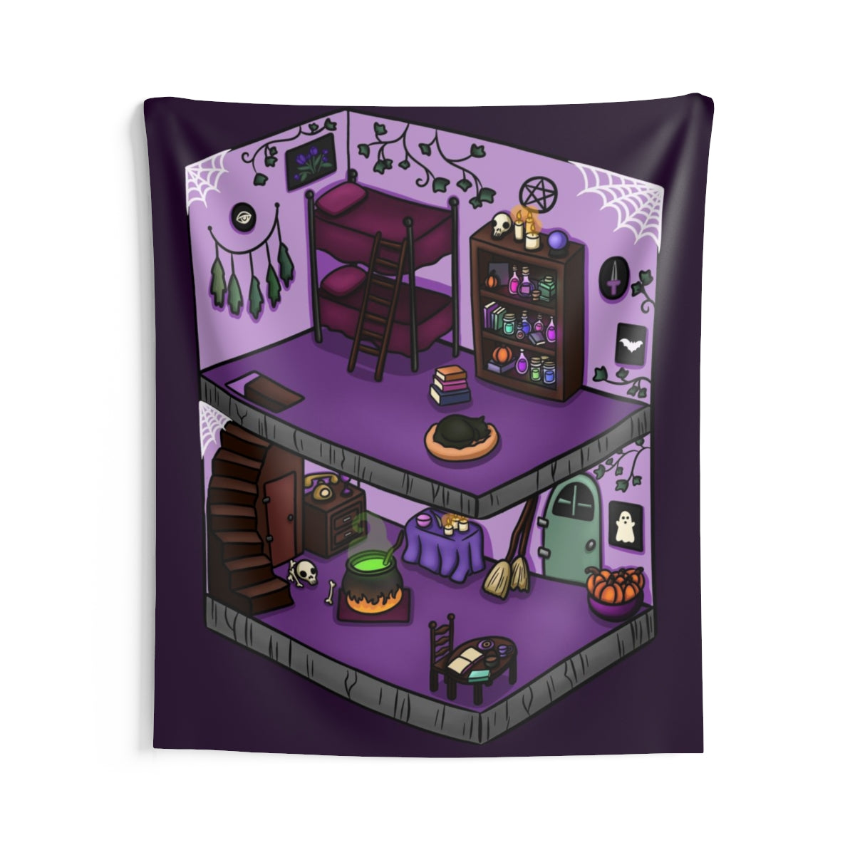 "Halloween Night" House Tapestries