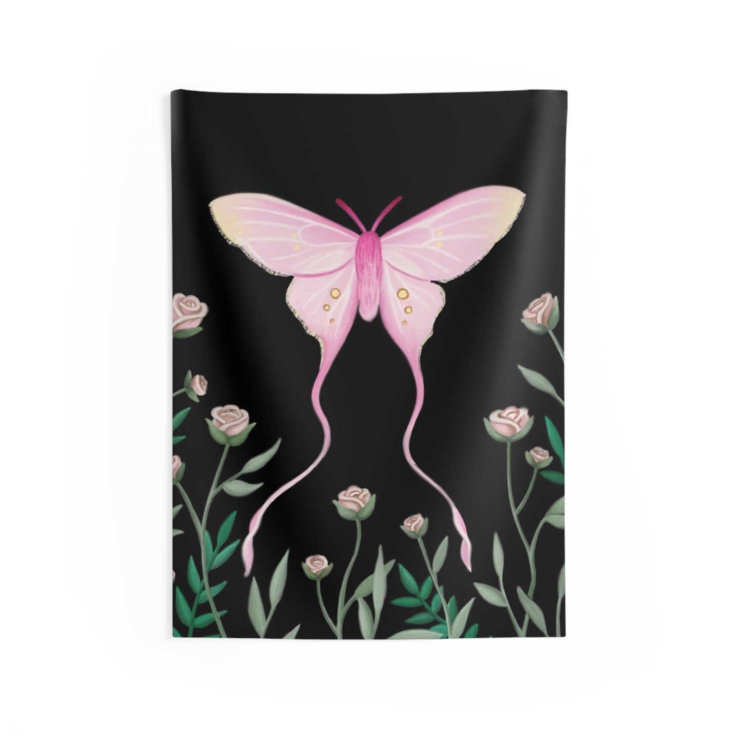 Pink Silk Moth Tapestries