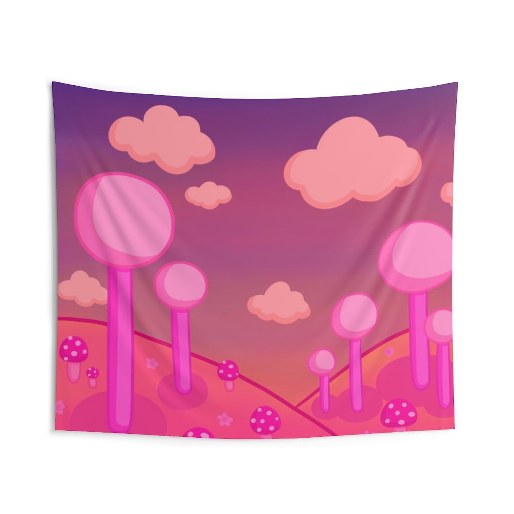“Pink Sherbet” Wall Tapestries