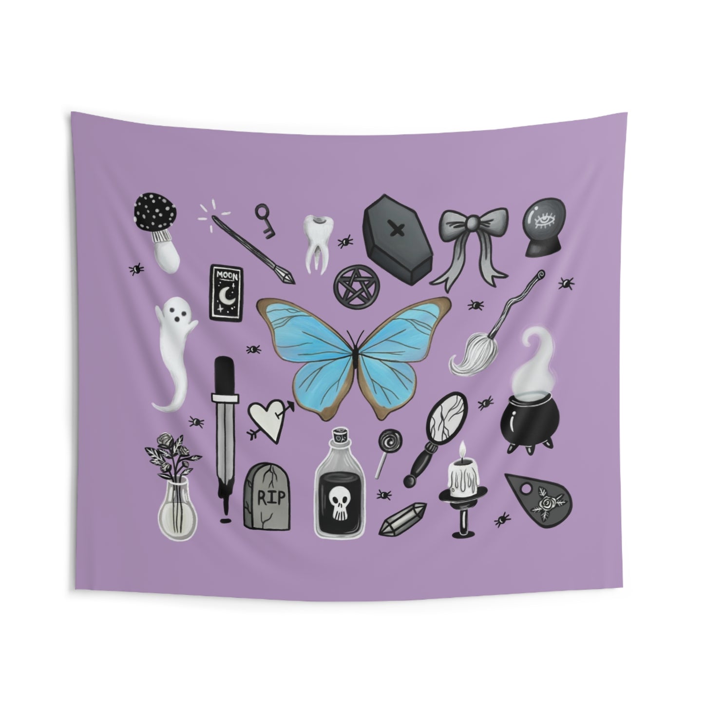 Pearl Morpho Butterfly Wall Tapestries