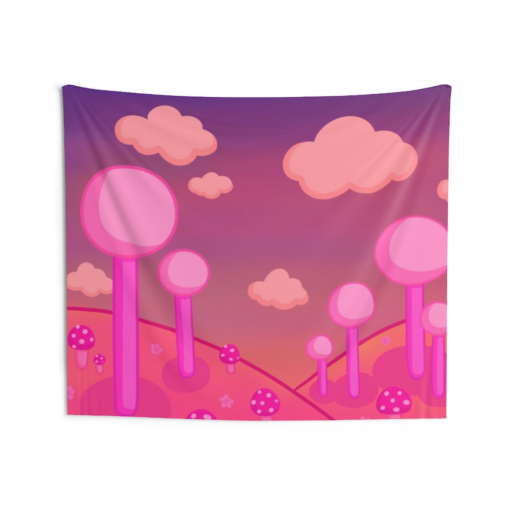 “Pink Sherbet” Wall Tapestries