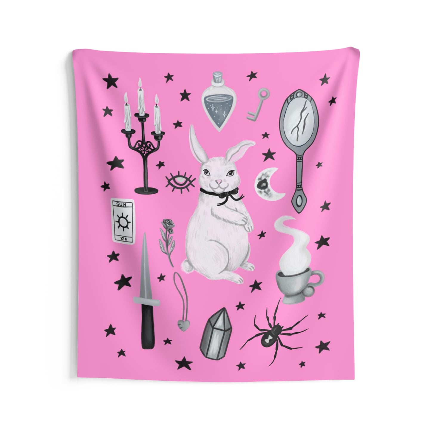 Bunny Familiar Wall Tapestries