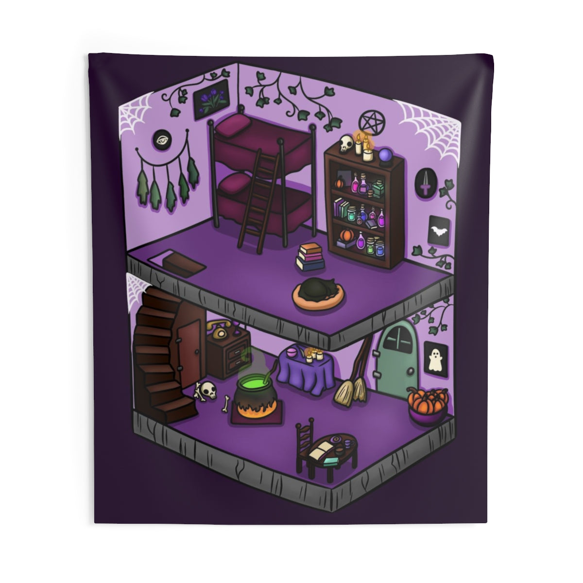 "Halloween Night" House Tapestries
