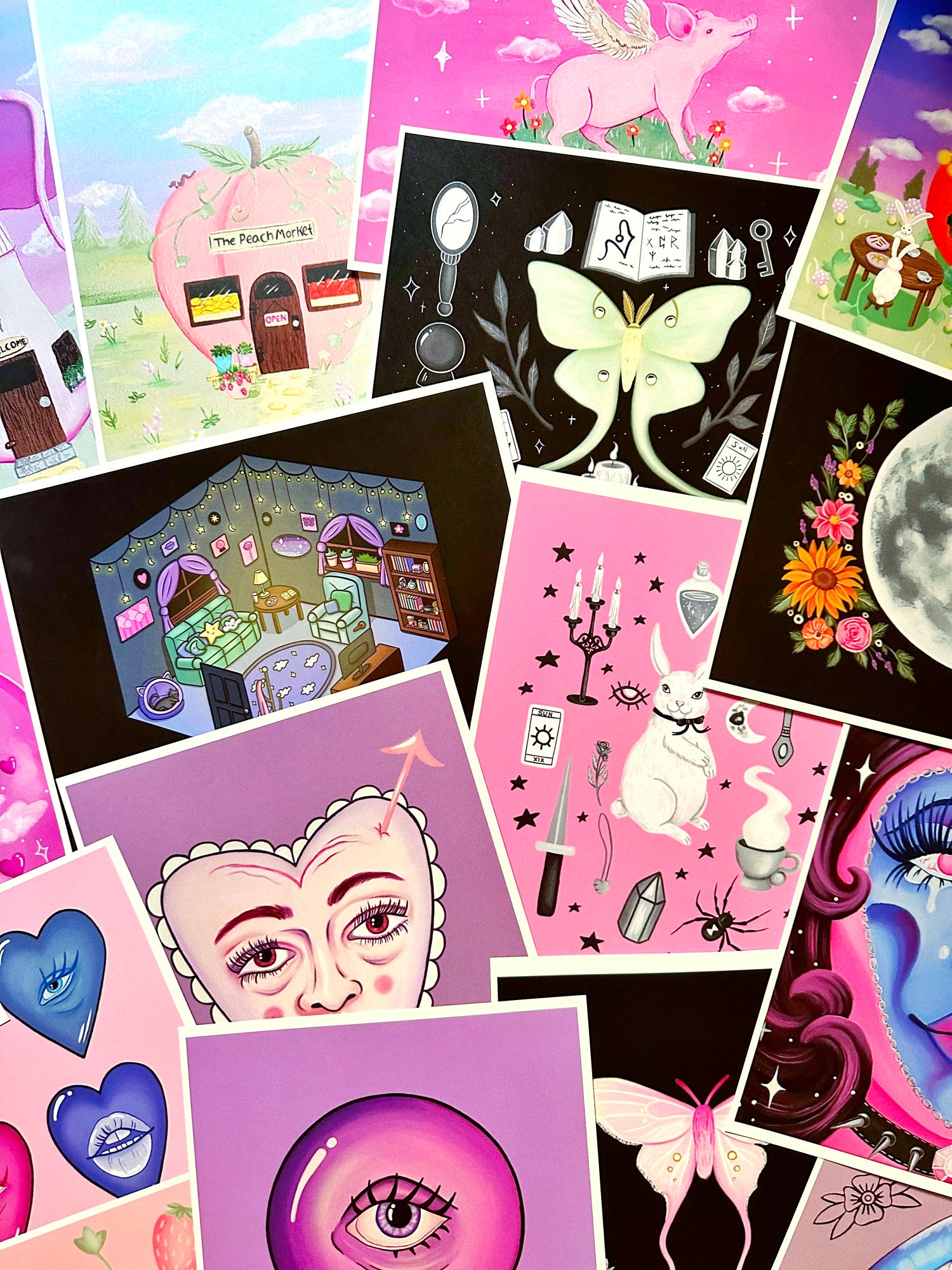 Art Prints, Stickers & Tapestries