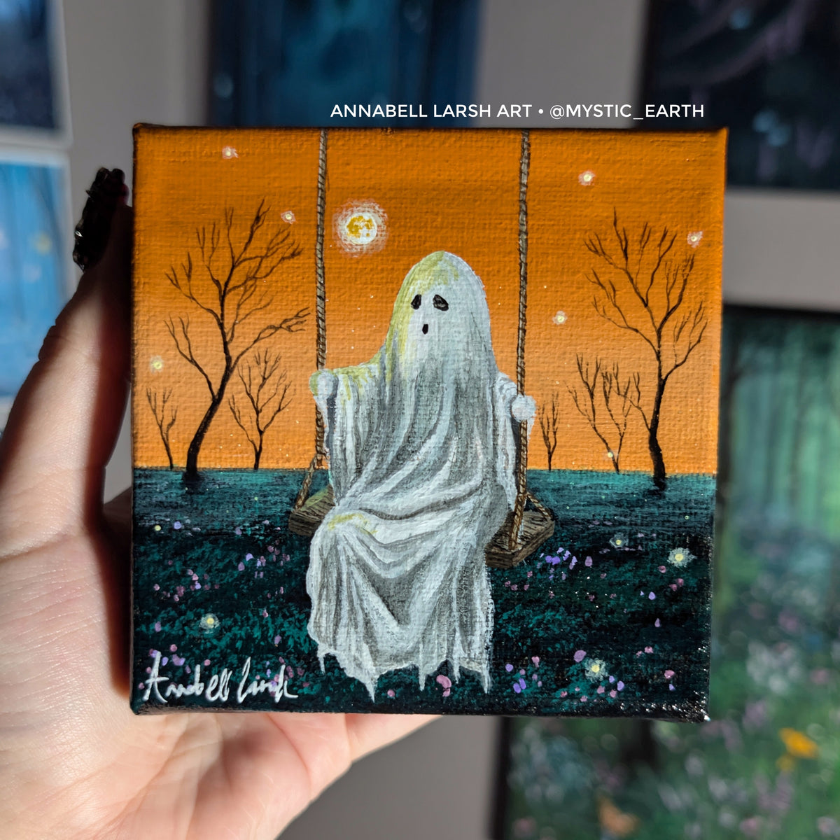 50 Halloween Mini Paintings