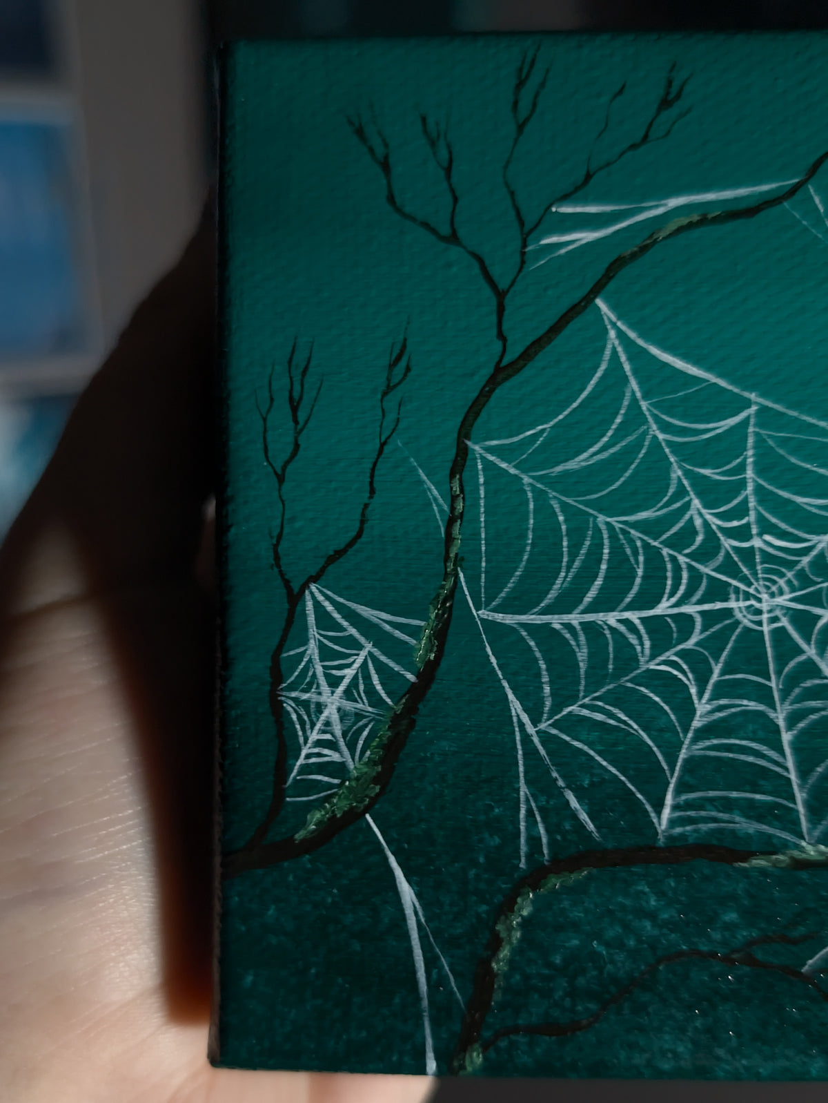 Beatrice's Web 4" Painting