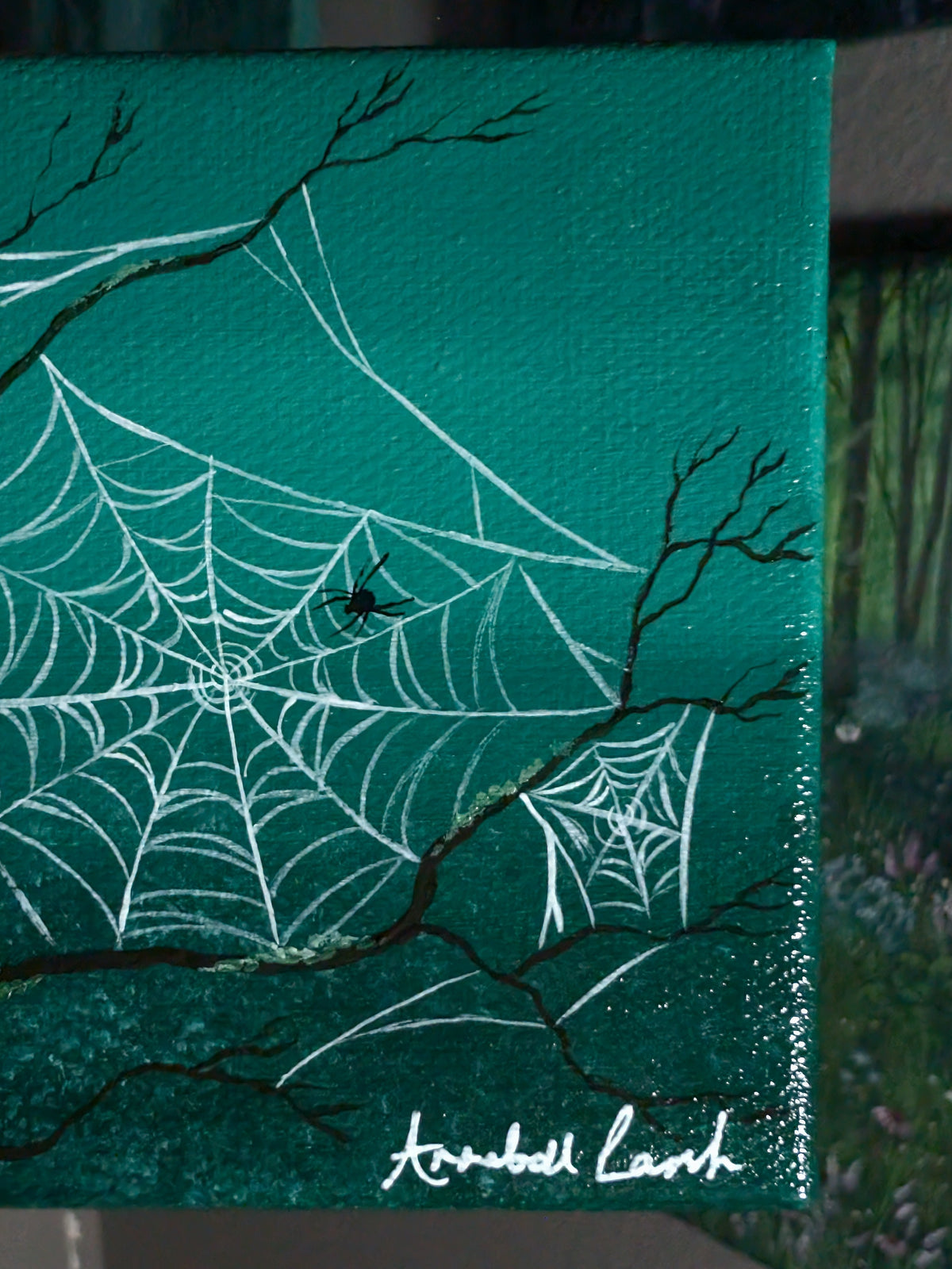 Beatrice's Web 4" Painting
