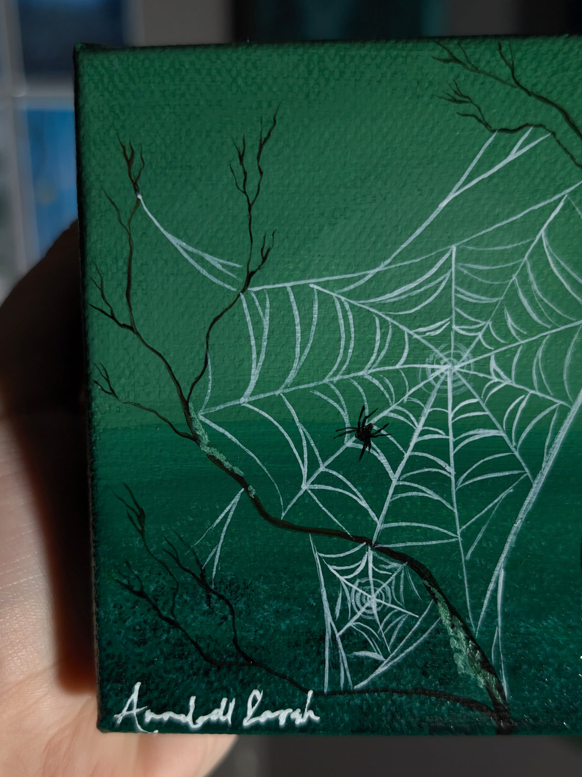 Ethel's Web 4" Painting