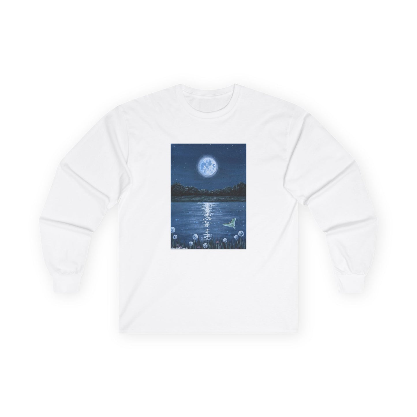 "Glimmering" Unisex 100% Cotton Long Sleeve Tees S-5XL