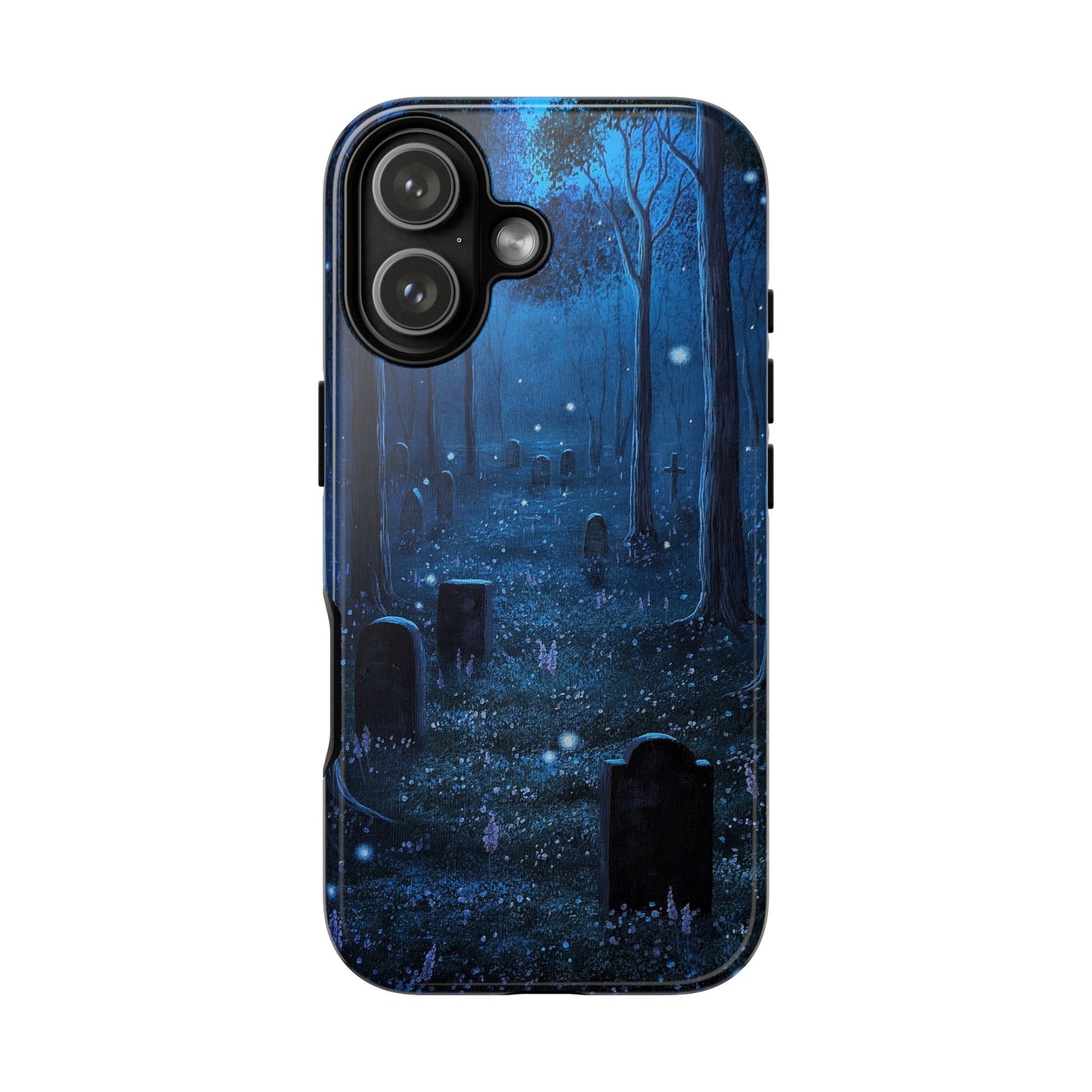 Twilight Cemetery Tough Phone Cases For IPhones 17 Pro through 8