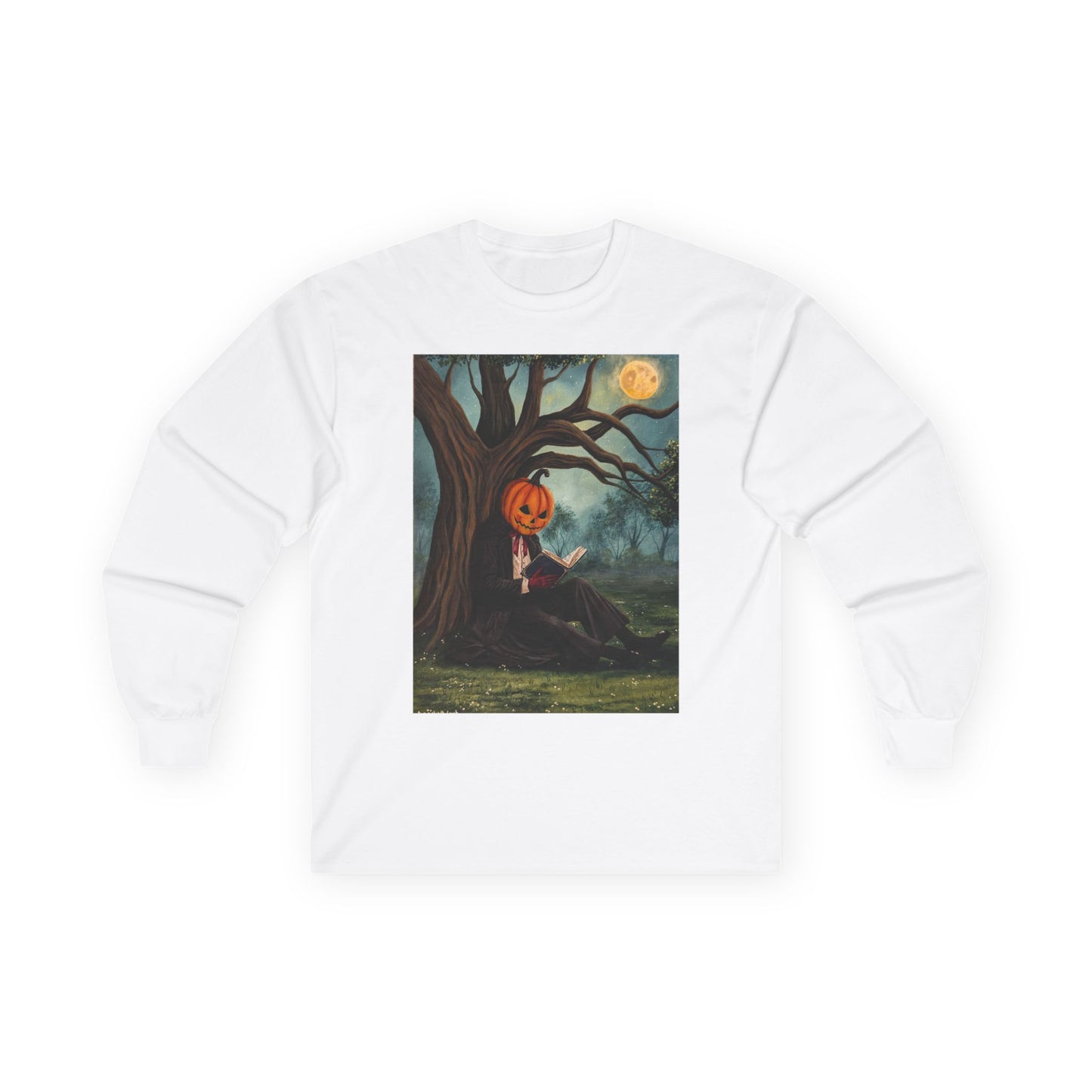 "The Headless Horseman" Unisex 100% Cotton Long Sleeve Tees S-5XL