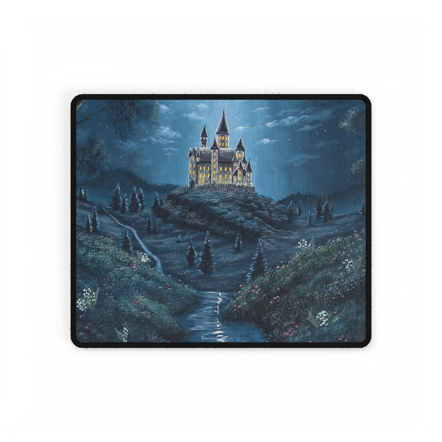 The Moonlit Castle Computer Mouse Pads