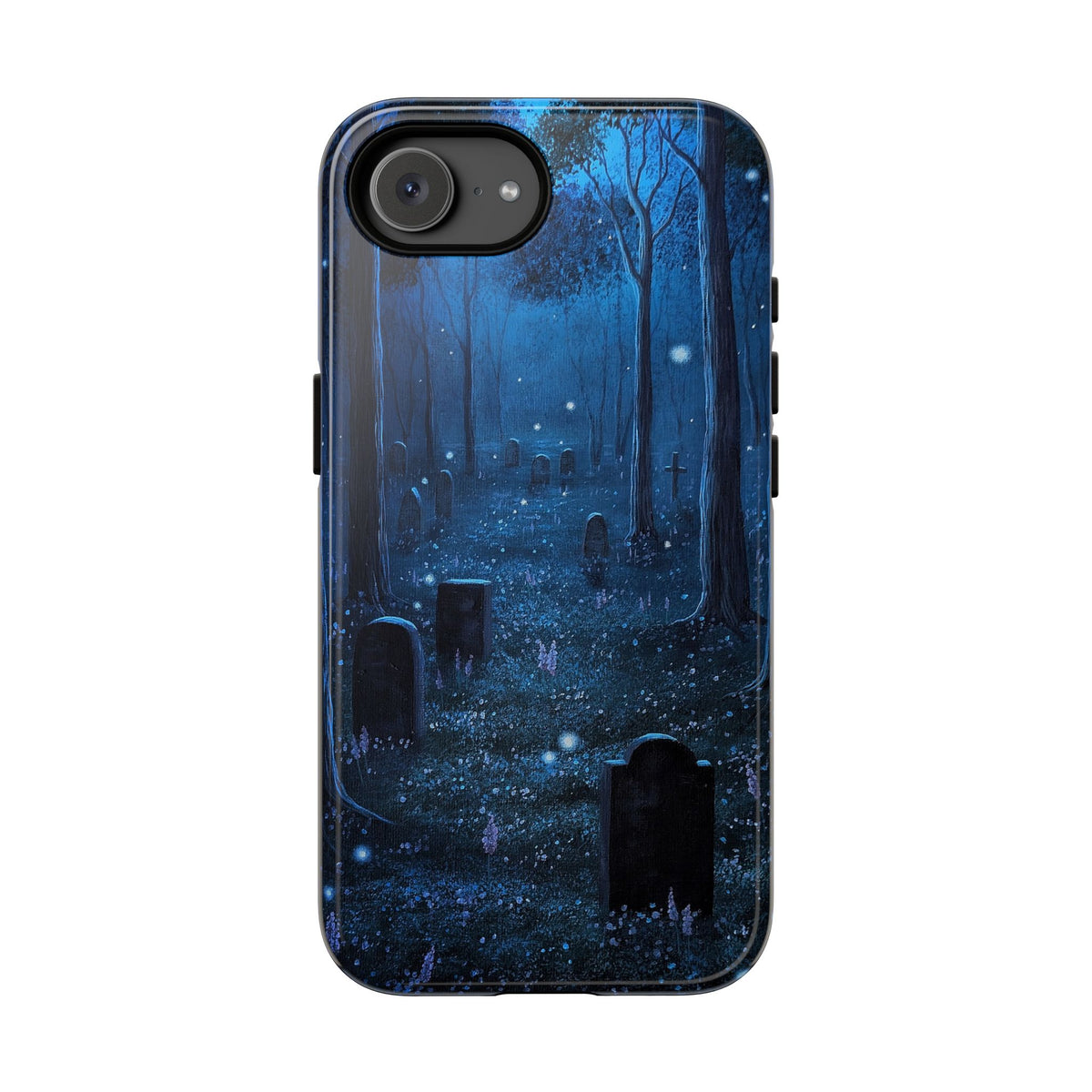 Twilight Cemetery Tough Phone Cases For IPhones 18 Pro through 8