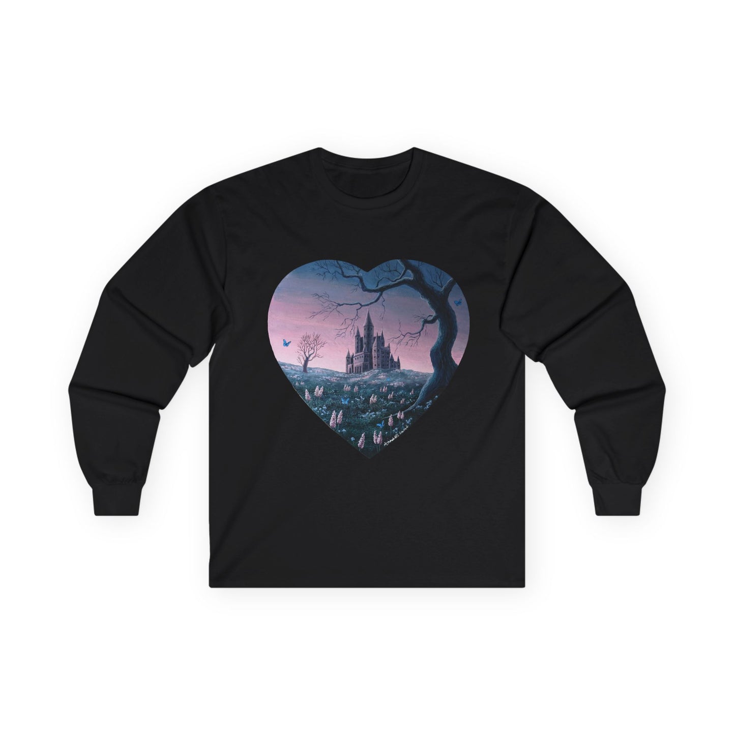 "The Rosewood Castle" Unisex 100% Cotton Long Sleeve Tees S-5XL