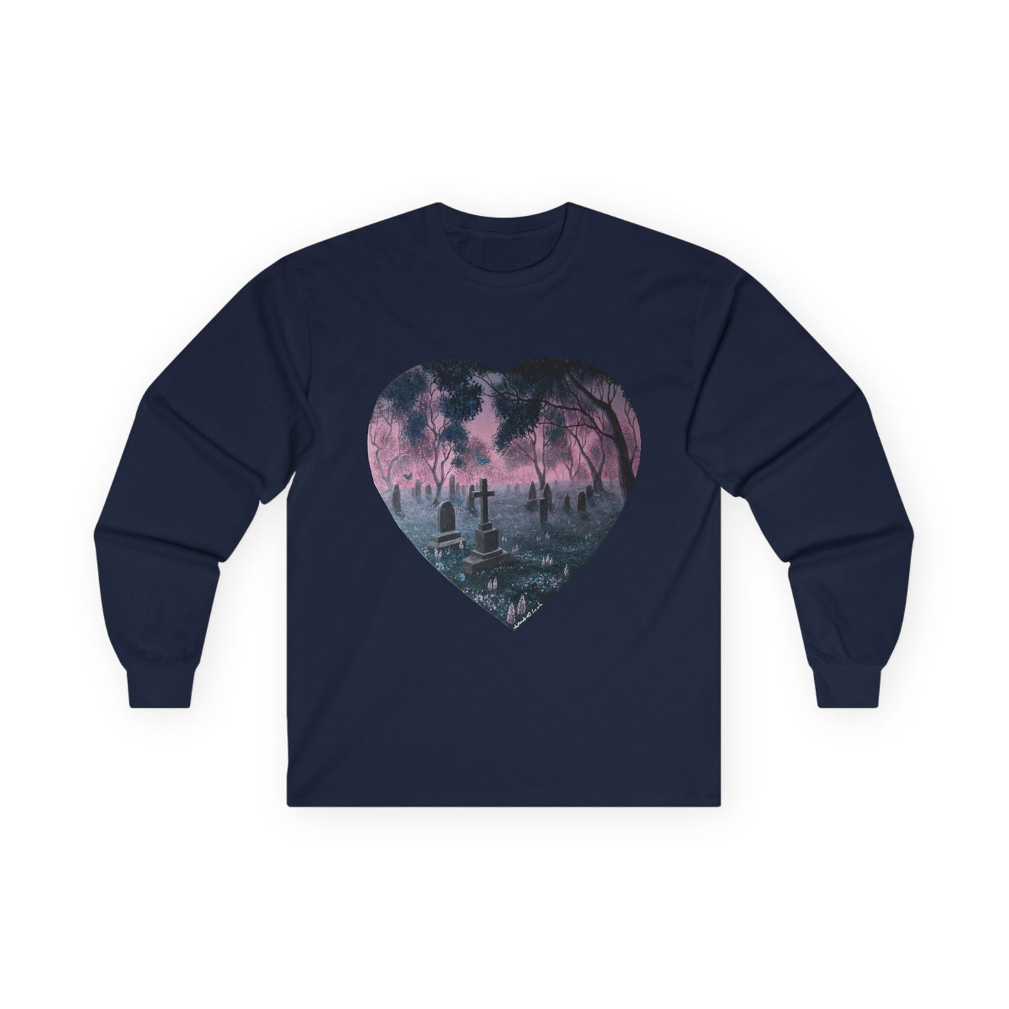 "Rosewood Cemetery" Cotton Long Sleeve Tees S-5XL