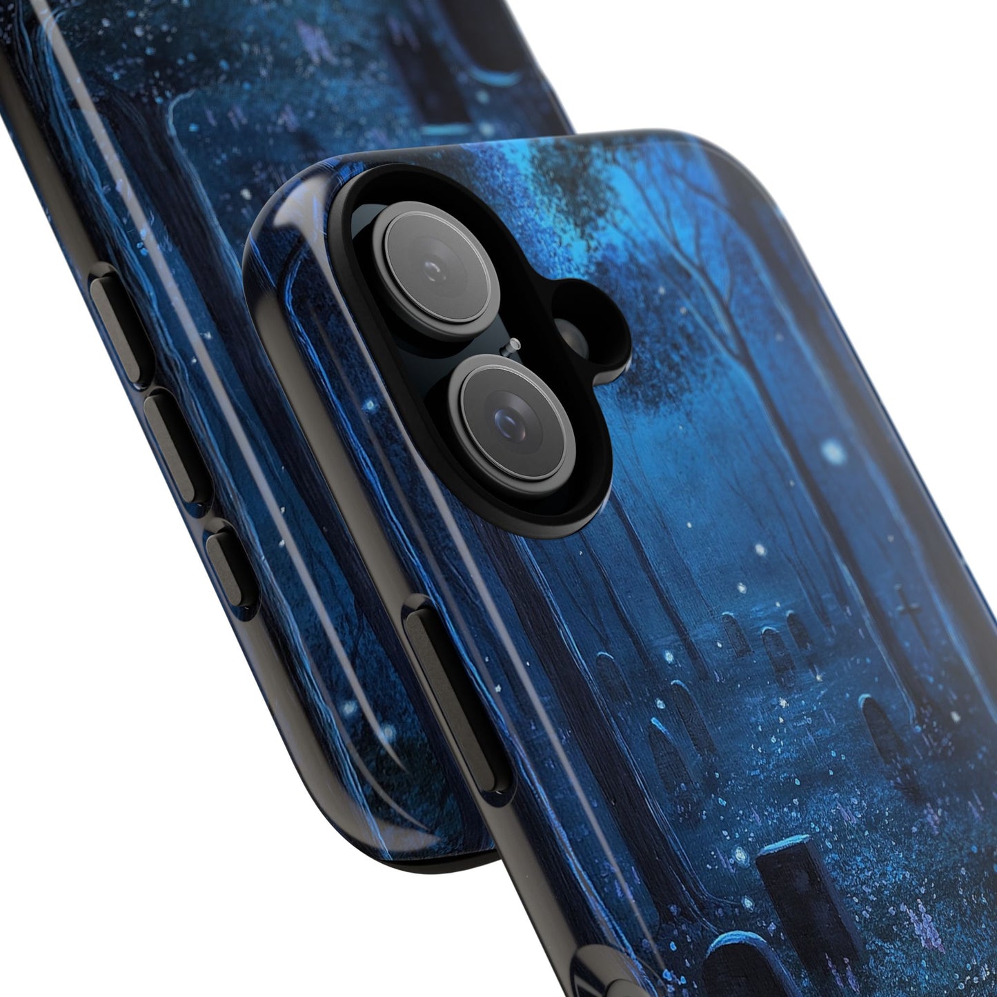 Twilight Cemetery Tough Phone Cases For IPhones 17 Pro through 8