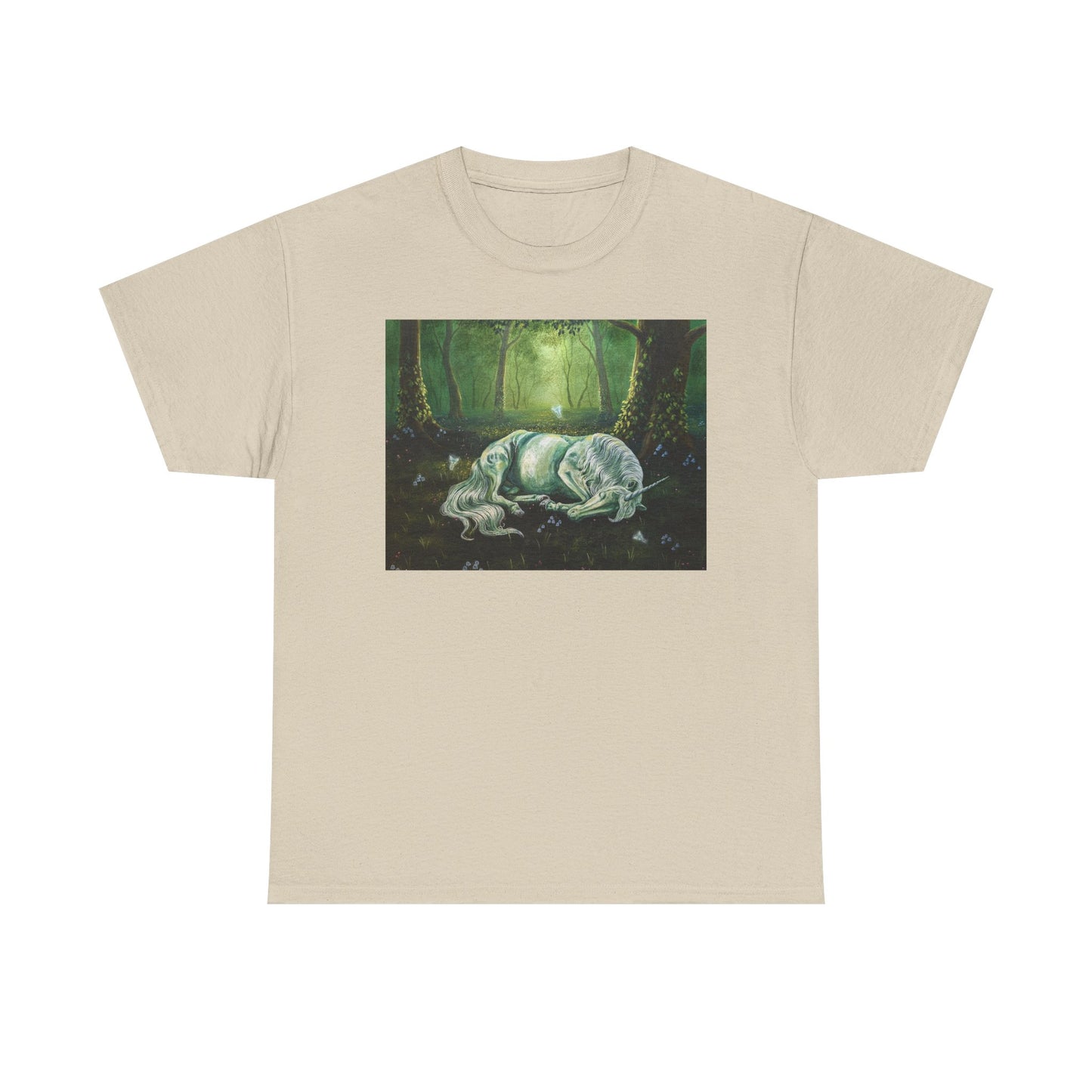 "The Unicorns Slumber" Unisex Cotton Tee