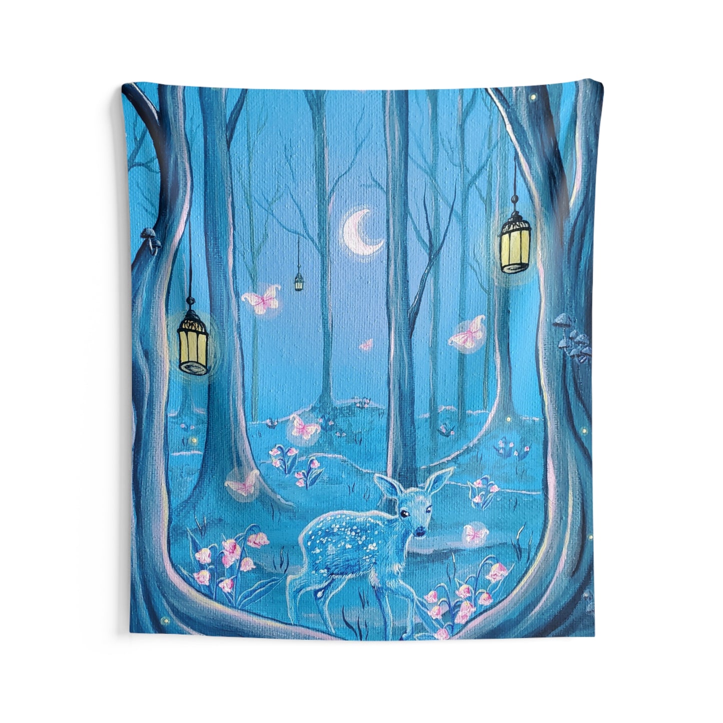Deer Fairy Forest Wall Tapestries