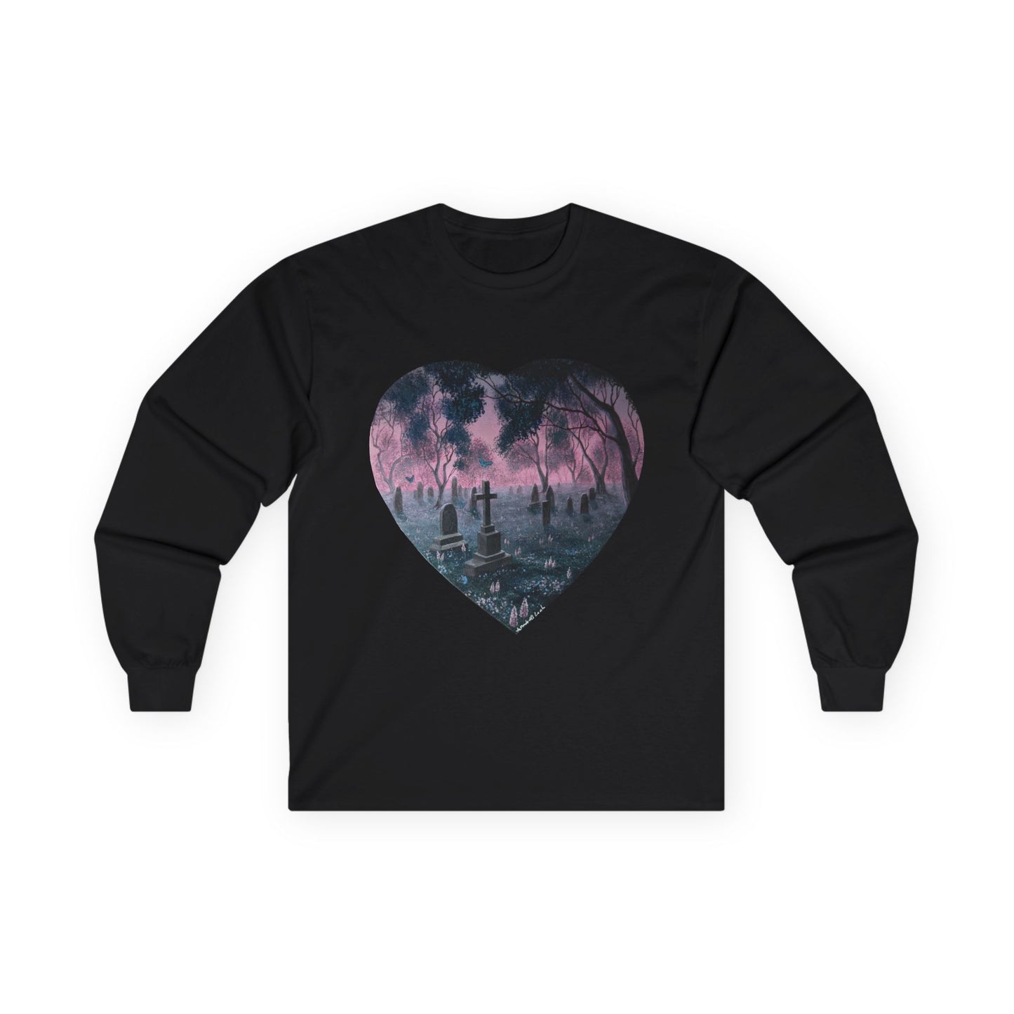 "Rosewood Cemetery" Cotton Long Sleeve Tees S-5XL