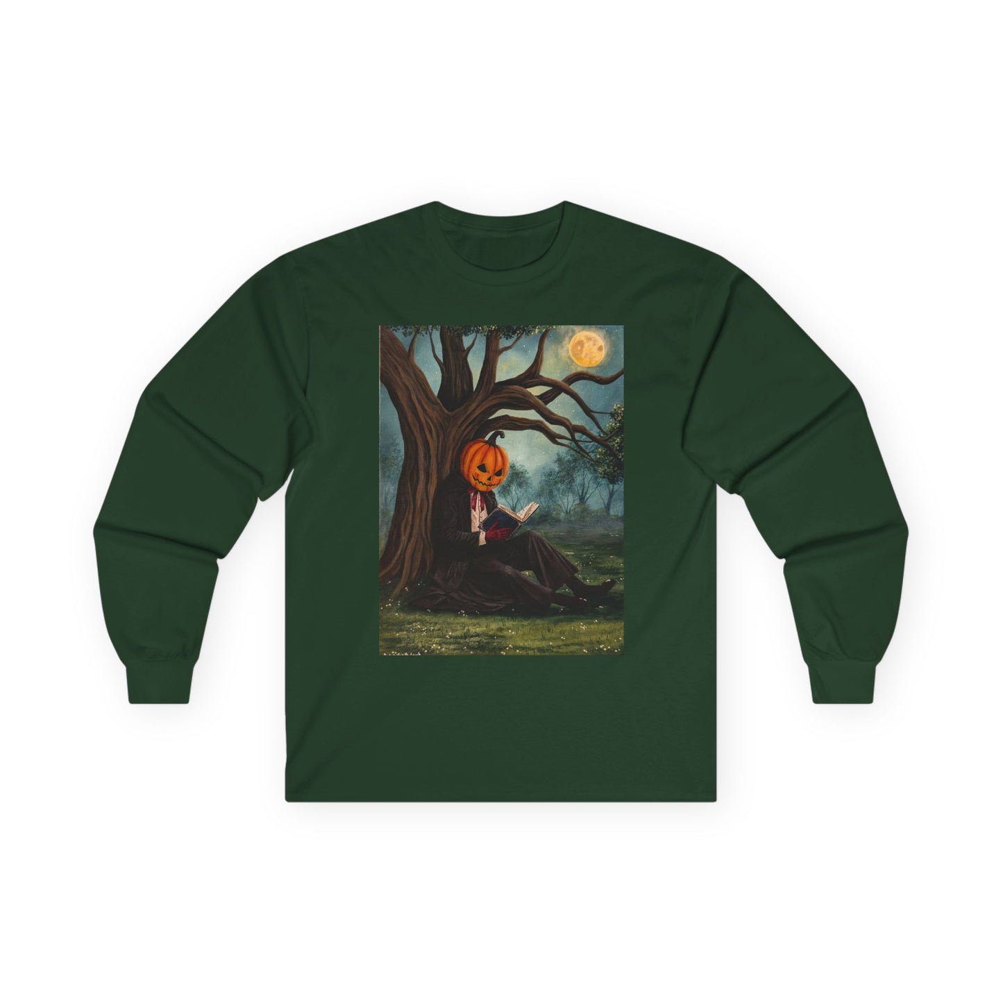 "The Headless Horseman" Unisex 100% Cotton Long Sleeve Tees S-5XL