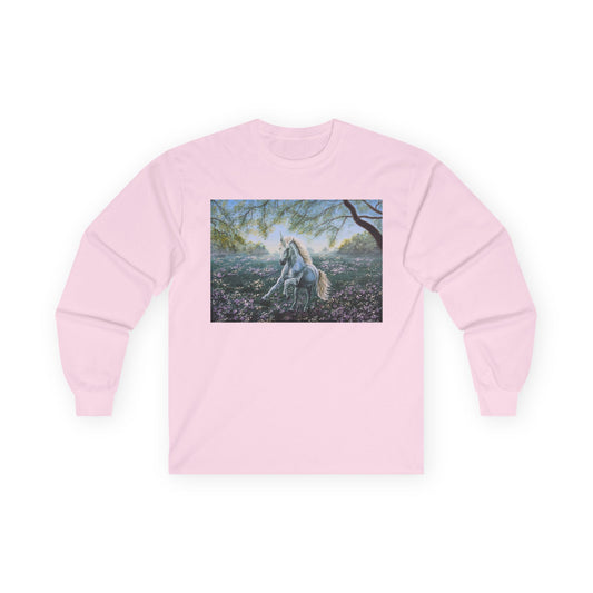 "Nostalgic Dream" Unisex 100% Cotton Long Sleeve Tees S-5XL