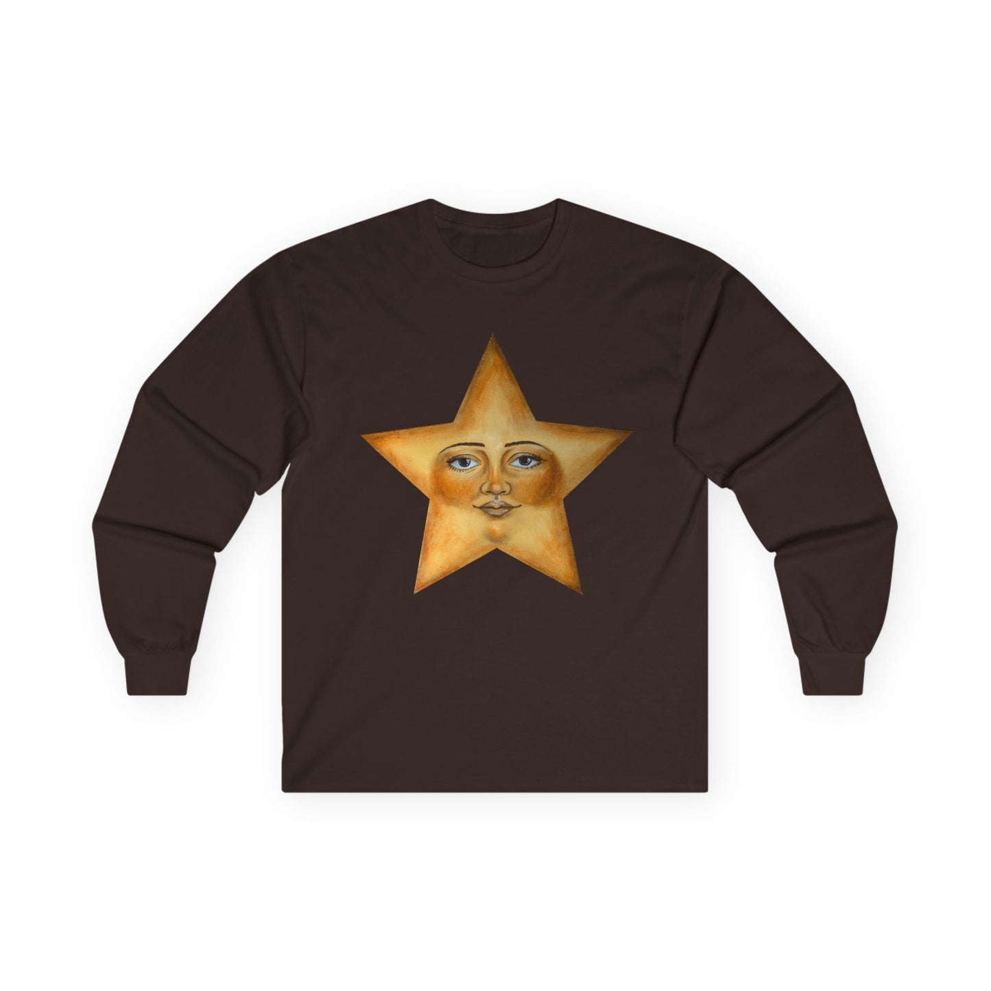 "The Star" Unisex 100% Cotton Long Sleeve Tees S-5XL
