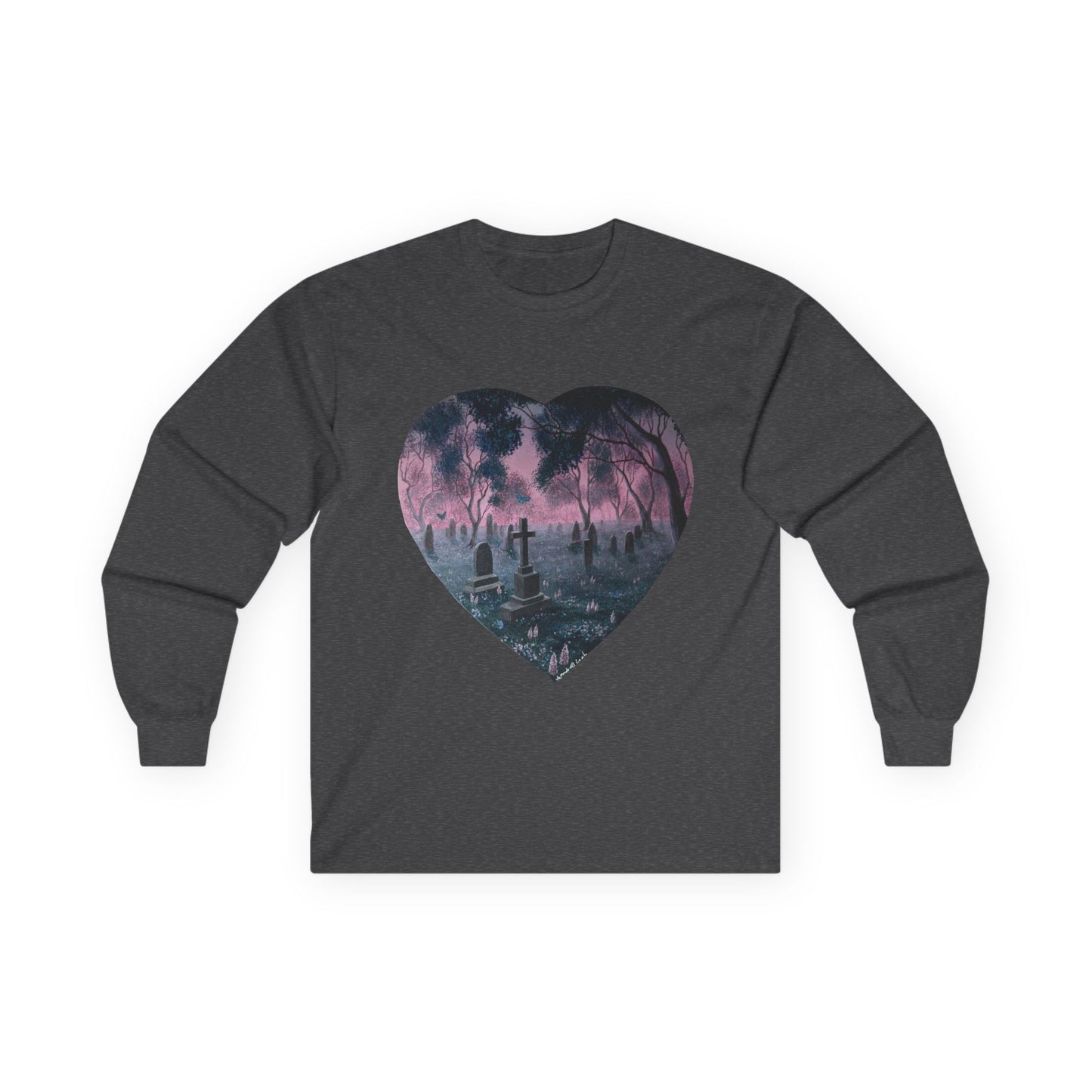 "Rosewood Cemetery" Cotton Long Sleeve Tees S-5XL