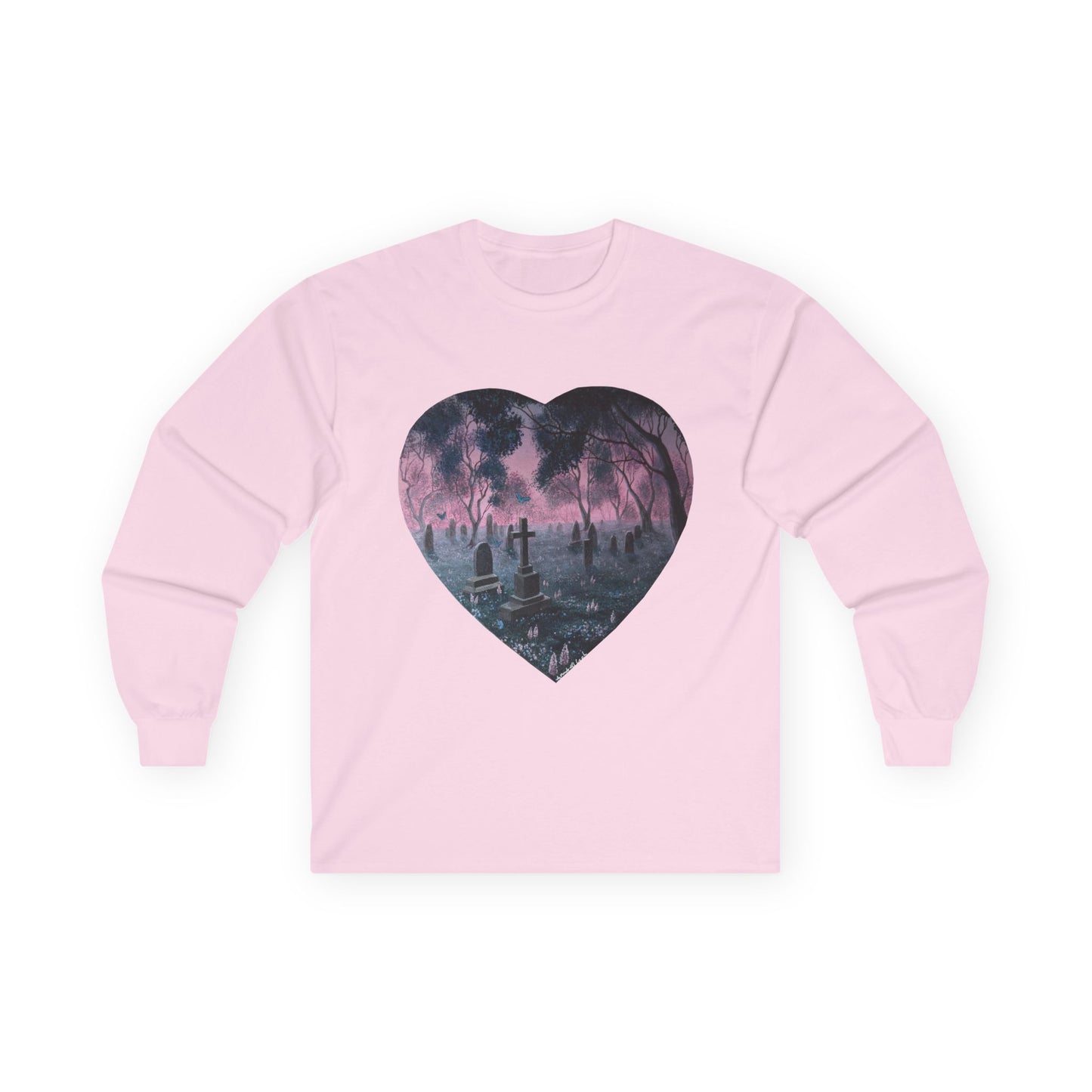 "Rosewood Cemetery" Cotton Long Sleeve Tees S-5XL