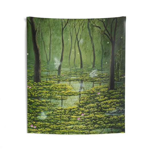 Fairies in the Swamp Wall Tapestries