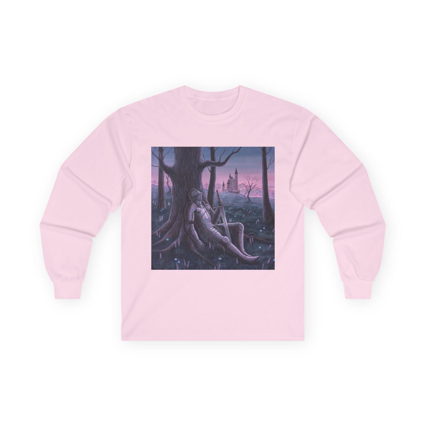 "The Fallen Knight" Unisex 100% Cotton Long Sleeve Tees S-5XL