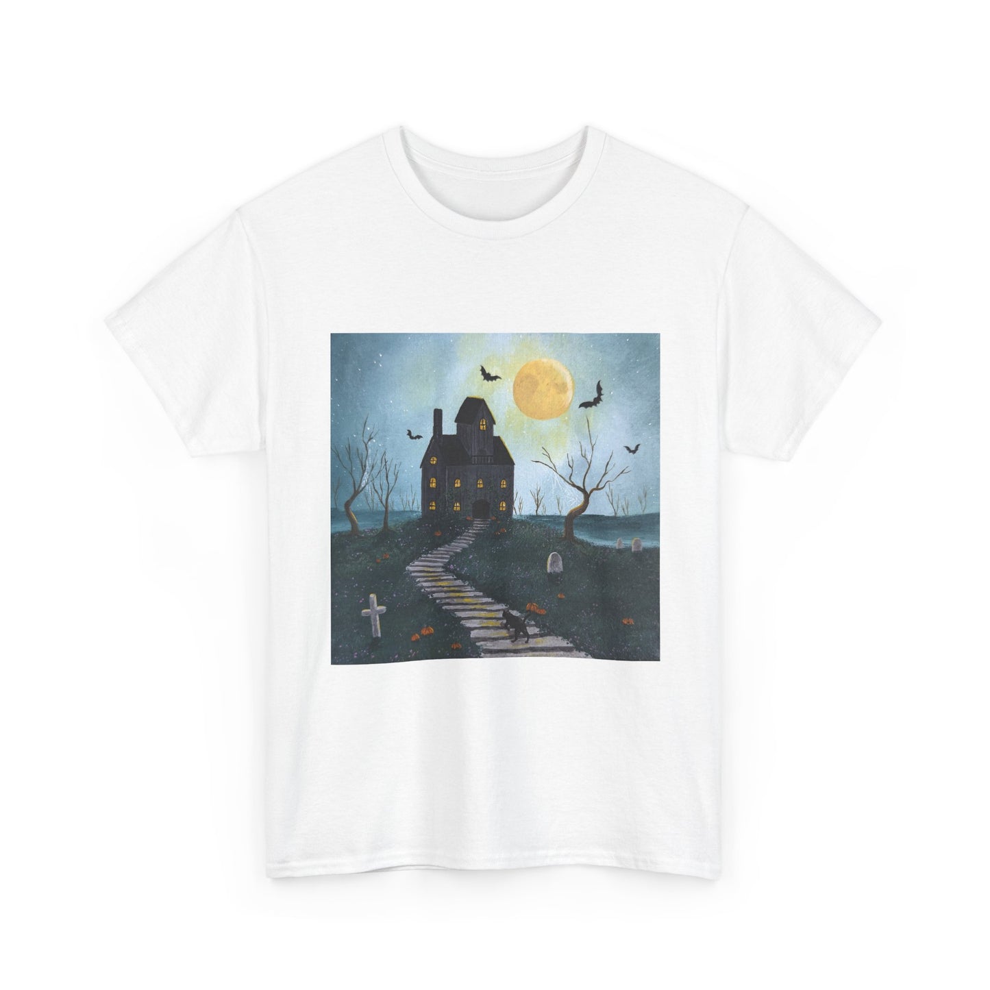 "Haunted House" Unisex Cotton Tees S-5XL