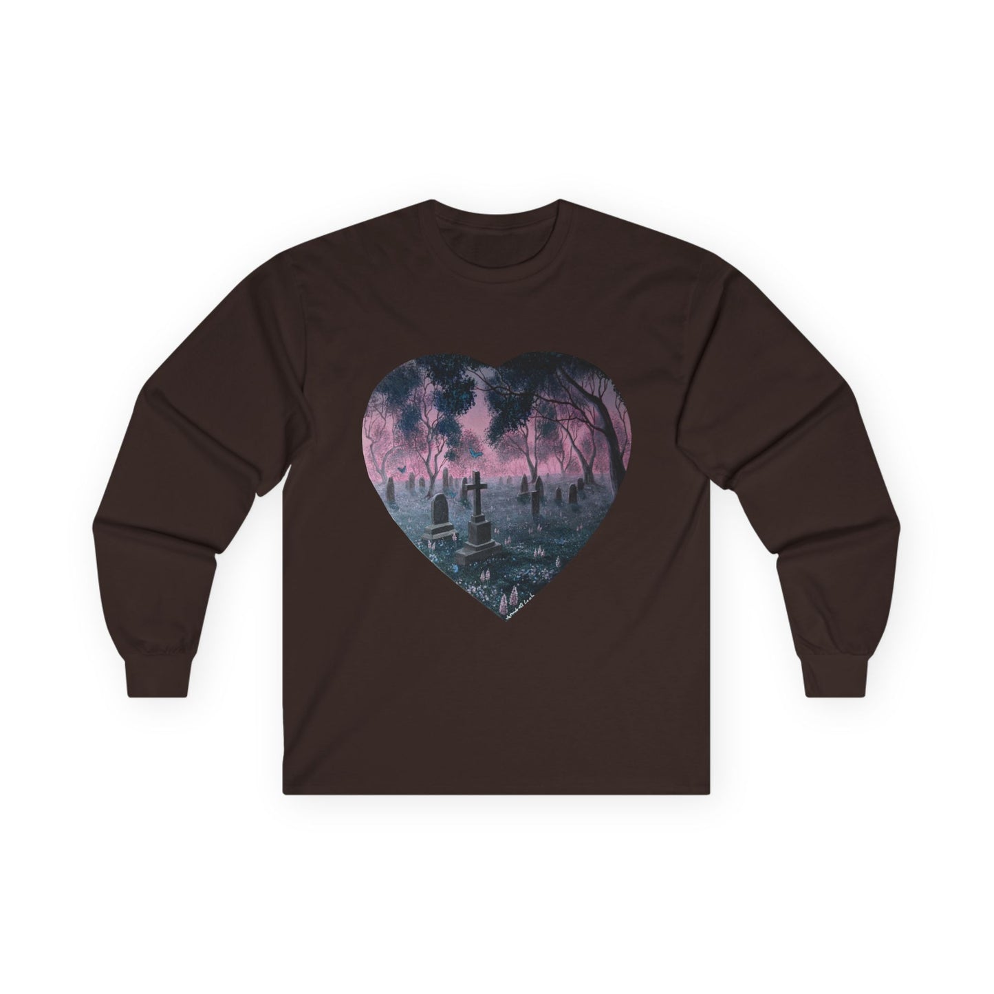 "Rosewood Cemetery" Cotton Long Sleeve Tees S-5XL