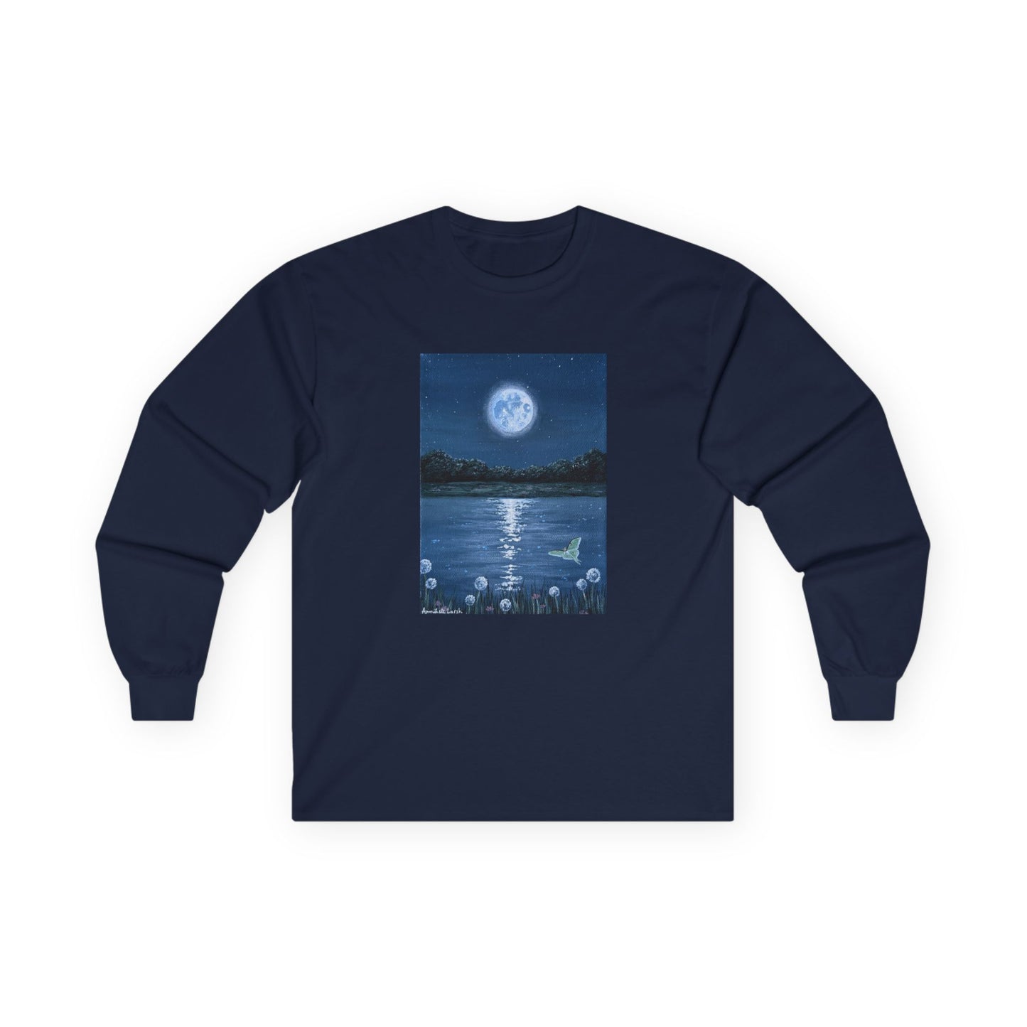 "Glimmering" Unisex 100% Cotton Long Sleeve Tees S-5XL