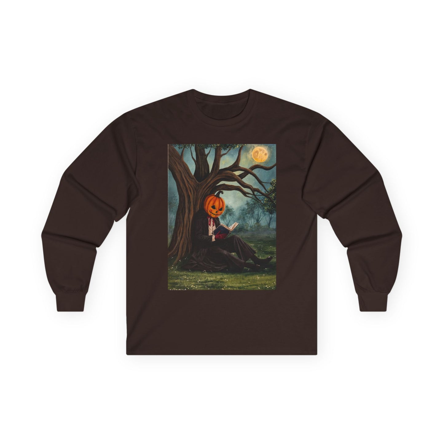 "The Headless Horseman" Unisex 100% Cotton Long Sleeve Tees S-5XL