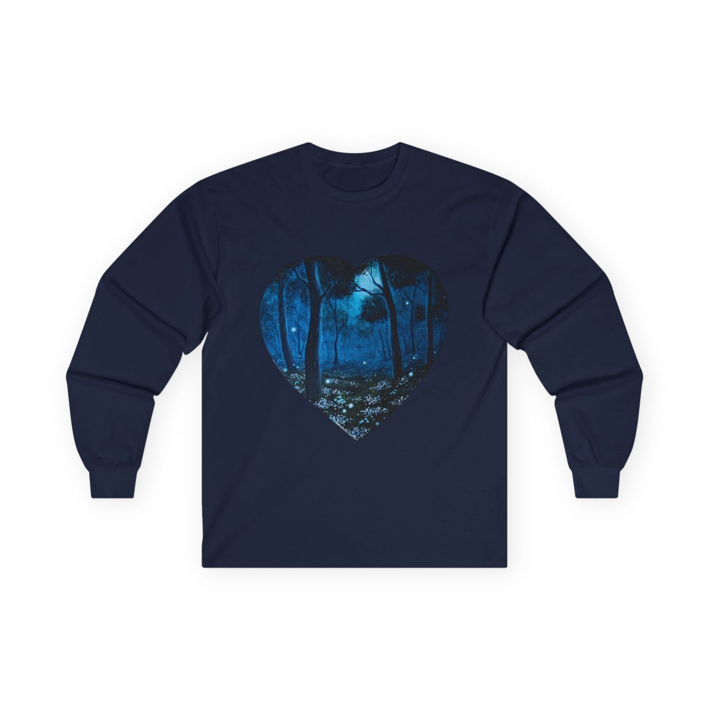 "Forest of Spirits" Unisex 100% Cotton Long Sleeve Tees S-5XL