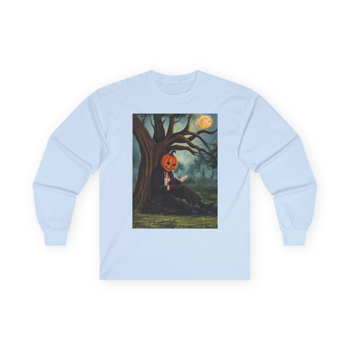 "The Headless Horseman" Unisex 100% Cotton Long Sleeve Tees S-5XL
