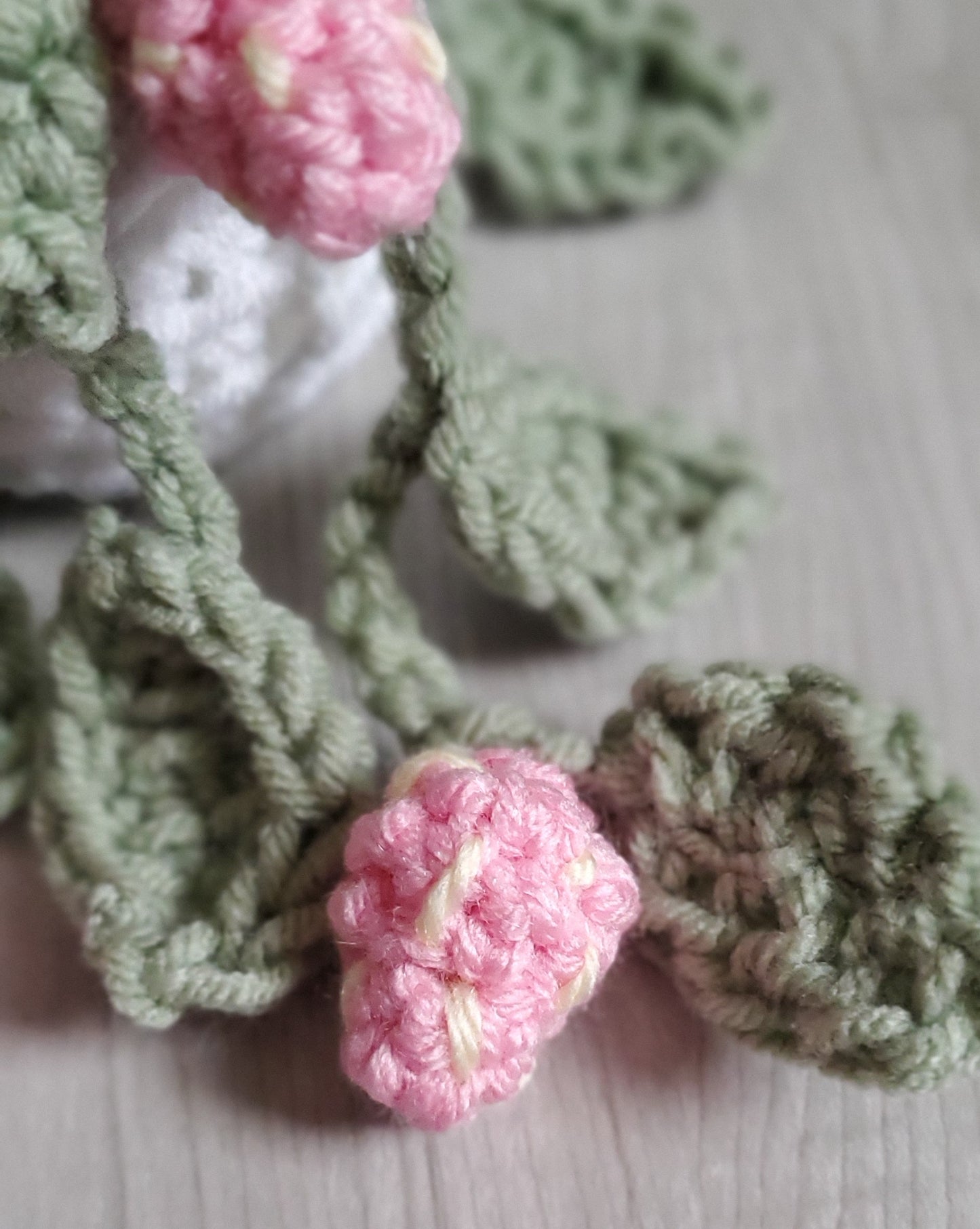 Crochet Potted Strawberry Plant