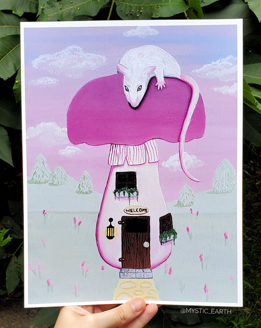 Mushroom House Prints