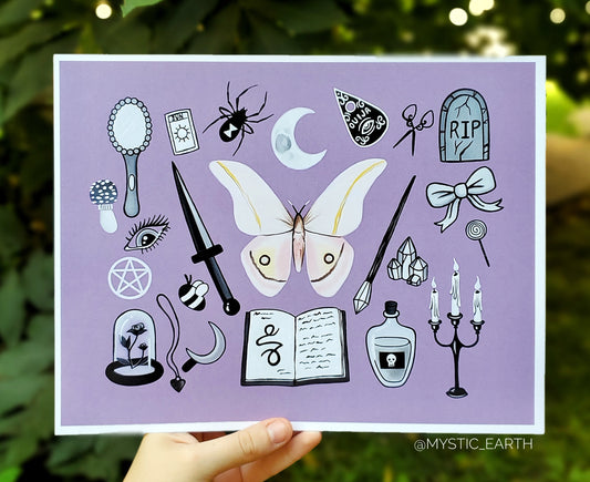 Pink Saturn Moth Prints