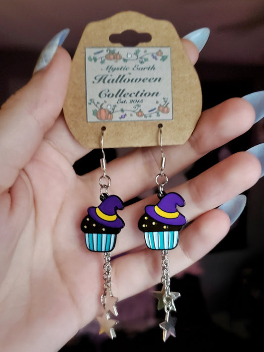 Spooky Cupcake Earrings