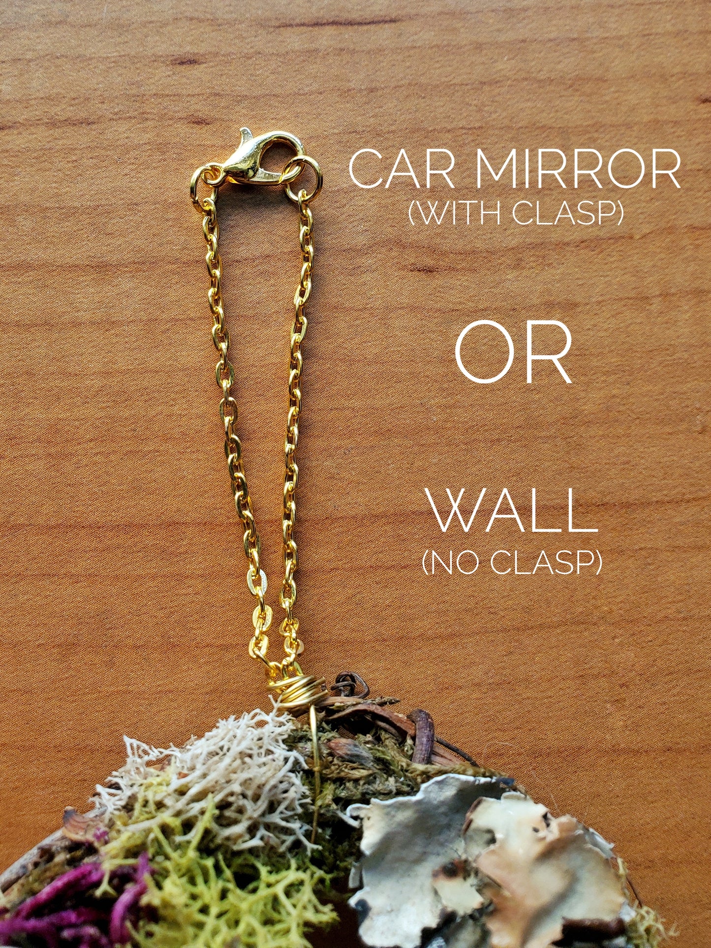 Mini Crystal Wreaths - Car Mirror or Wall Hanging