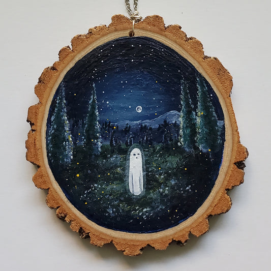 Walter in the Woods Painting