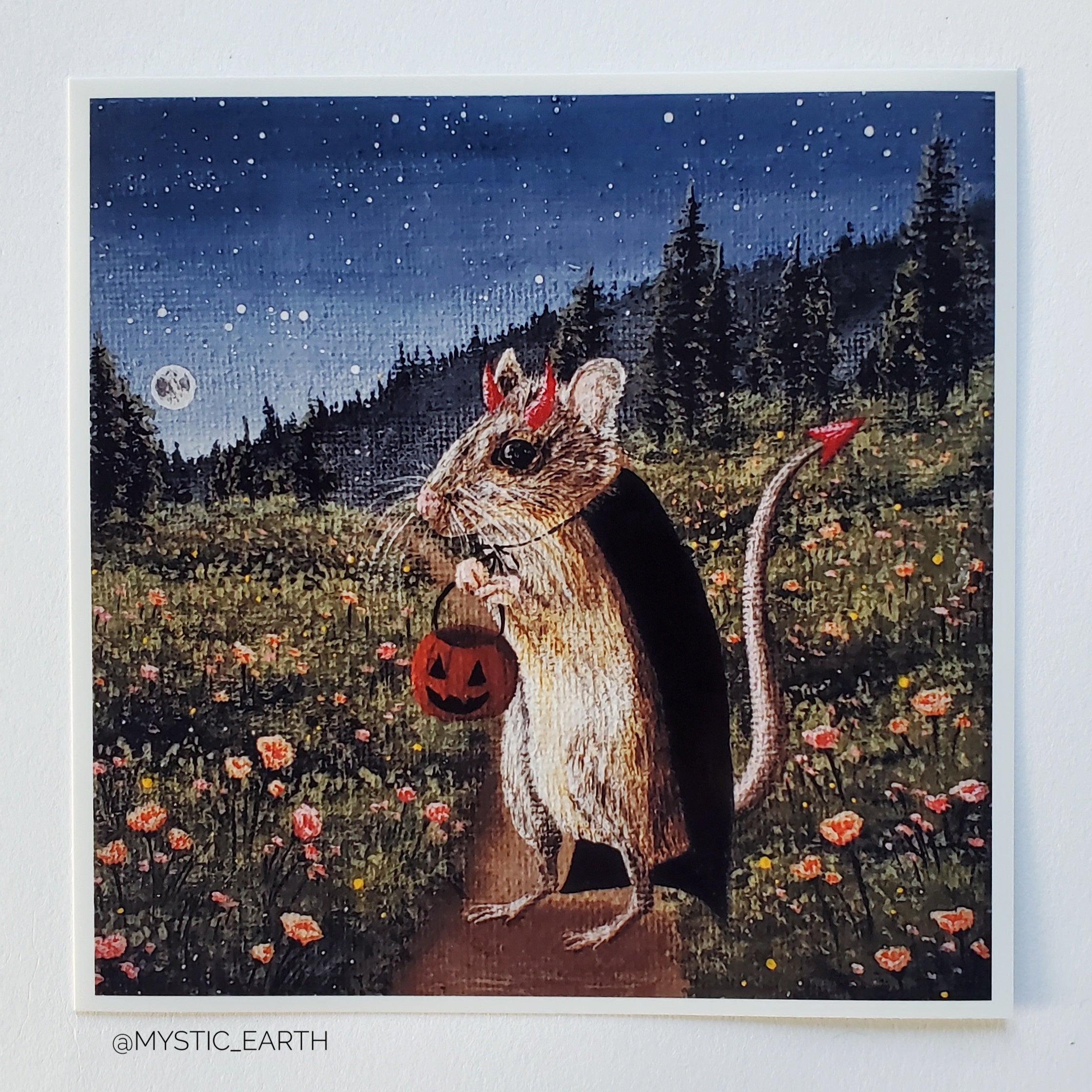 Albert the Wood Mouse Prints – Mystic Earth