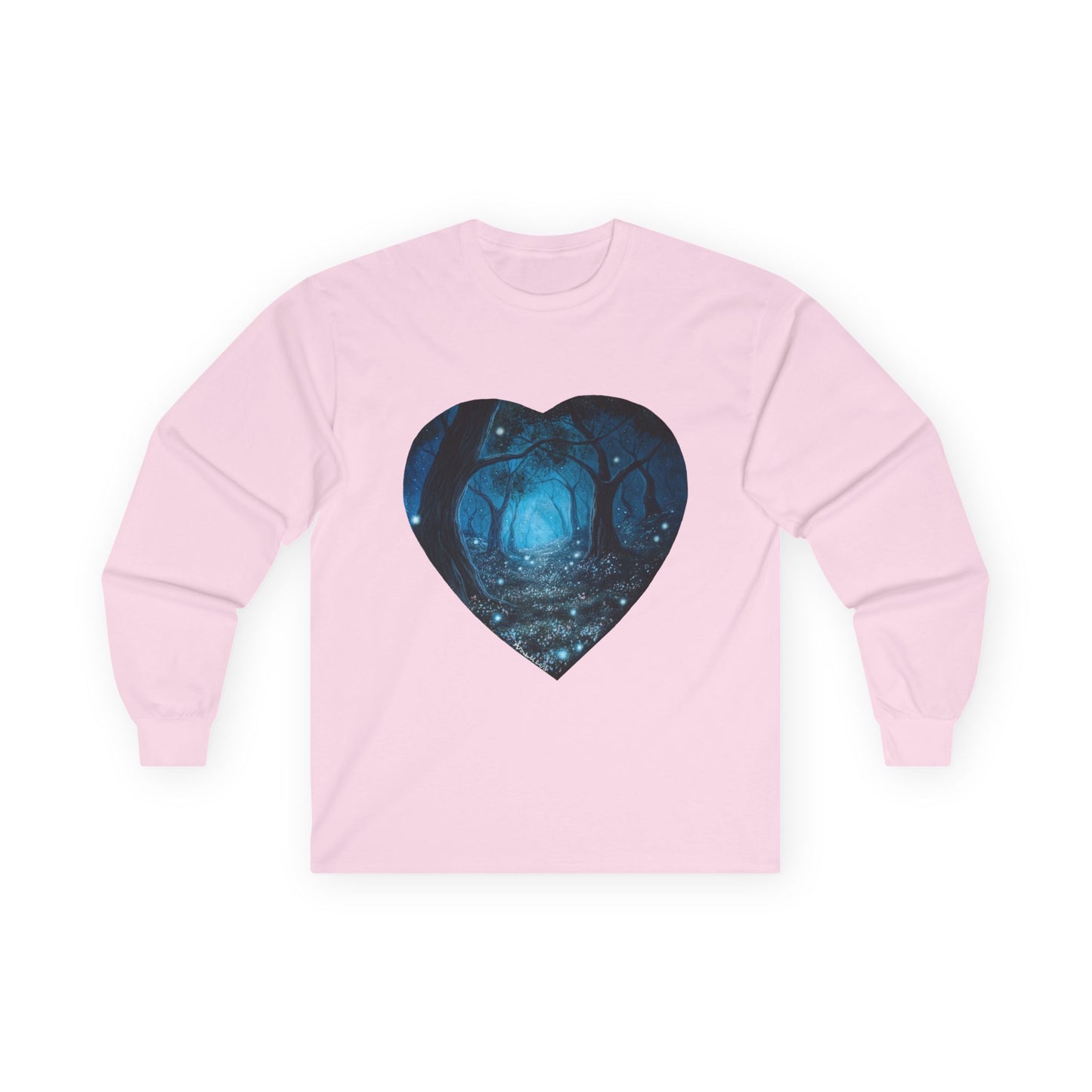 "Whispering Forest" Cotton Long Sleeve Tees S-5XL