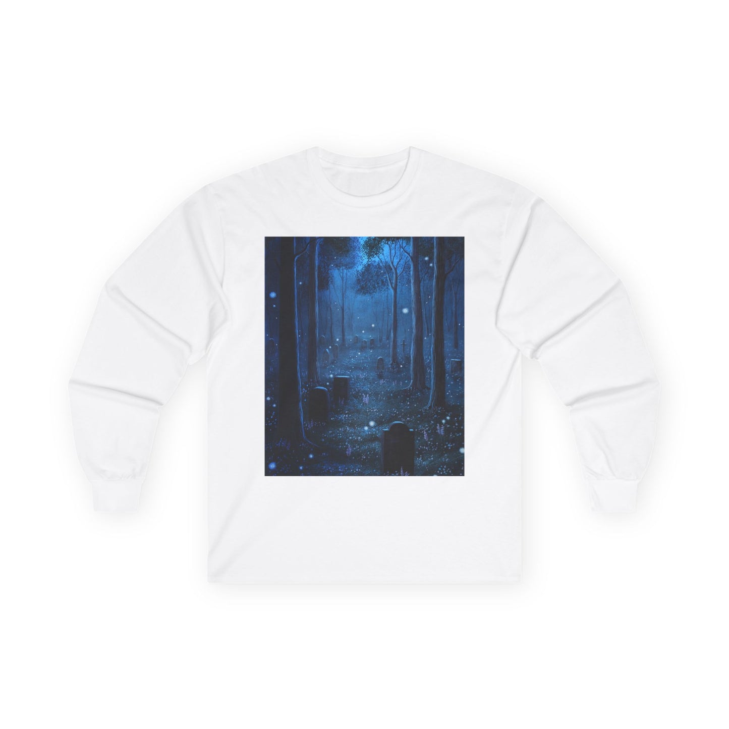 "The Twilight Cemetery" Unisex 100% Cotton Long Sleeve Tees S-5XL