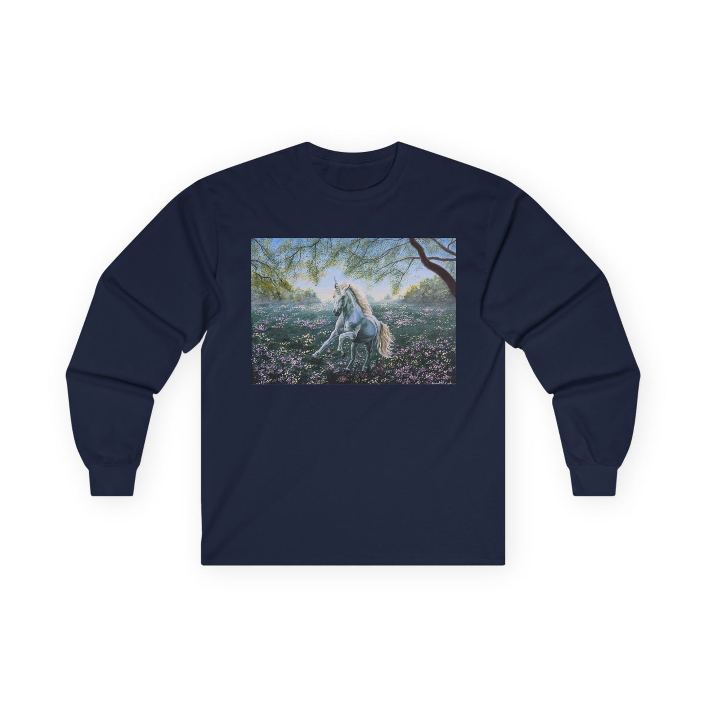 "Nostalgic Dream" Unisex 100% Cotton Long Sleeve Tees S-5XL