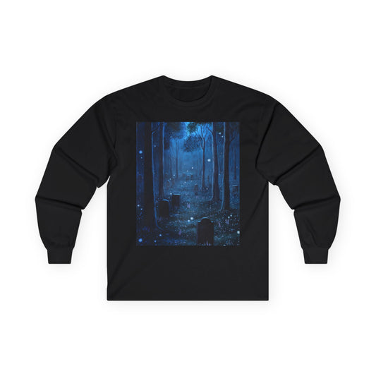 "The Twilight Cemetery" Unisex 100% Cotton Long Sleeve Tees S-5XL