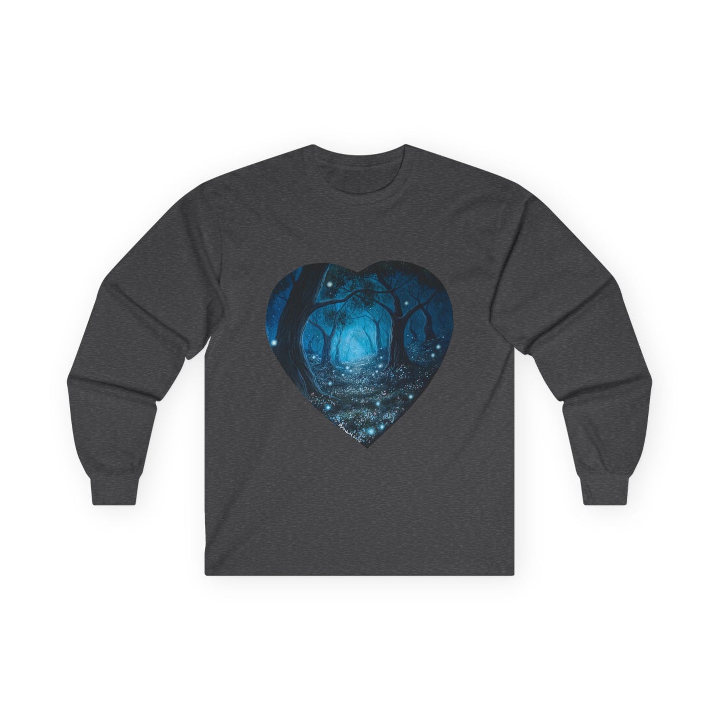 "Whispering Forest" Cotton Long Sleeve Tees S-5XL